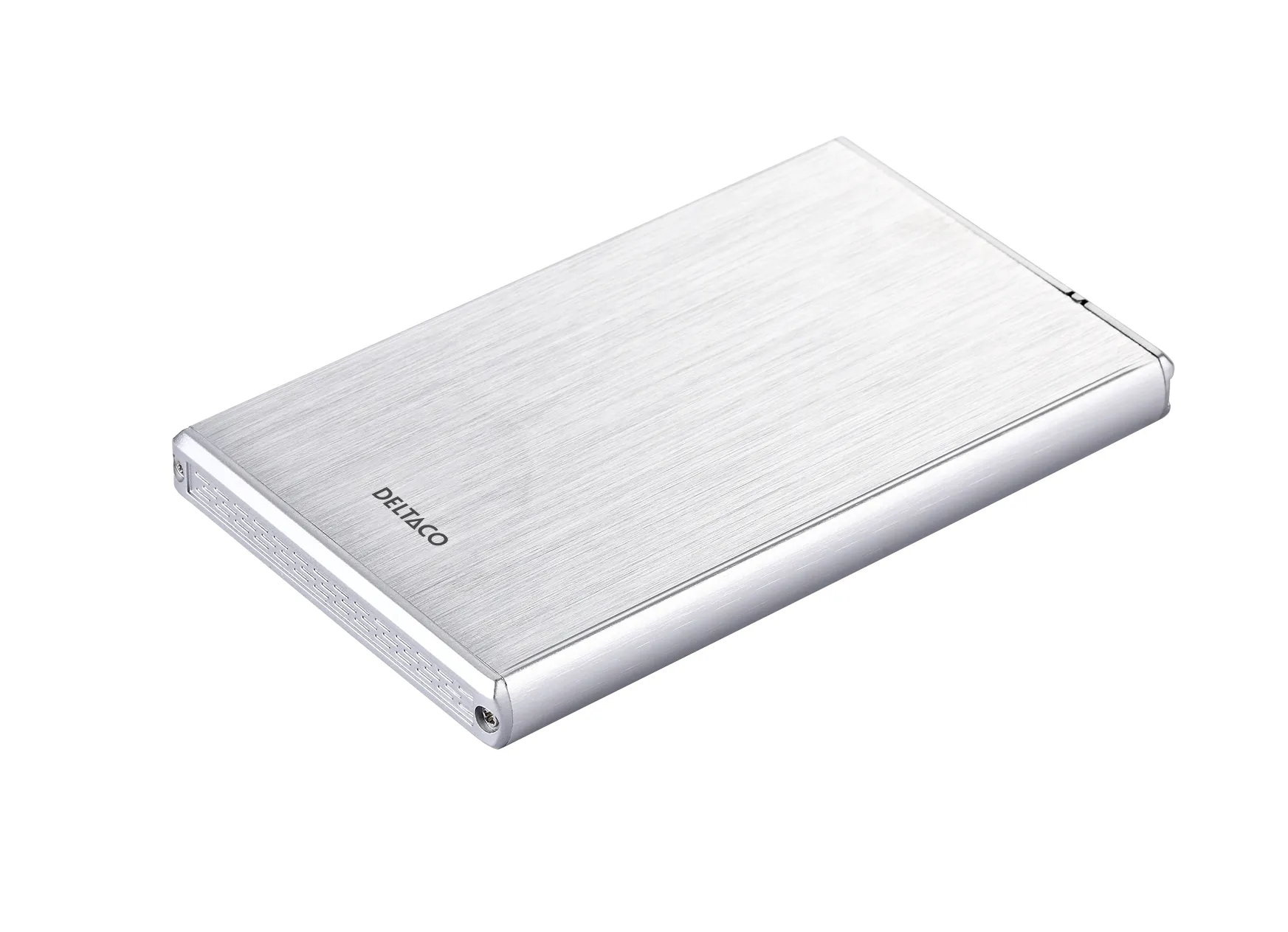 DELTACO MAP-GD29U3 2,5" HDD/SSD-ulkoisen aseman kotelo, hopea