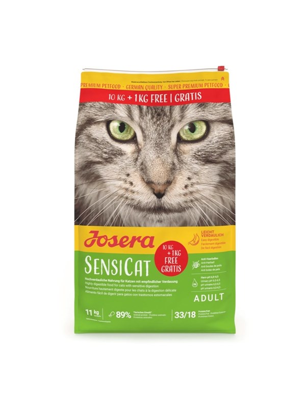 JOSERA Sensicat - kuiva kissanruoka - 10kg +1 kg