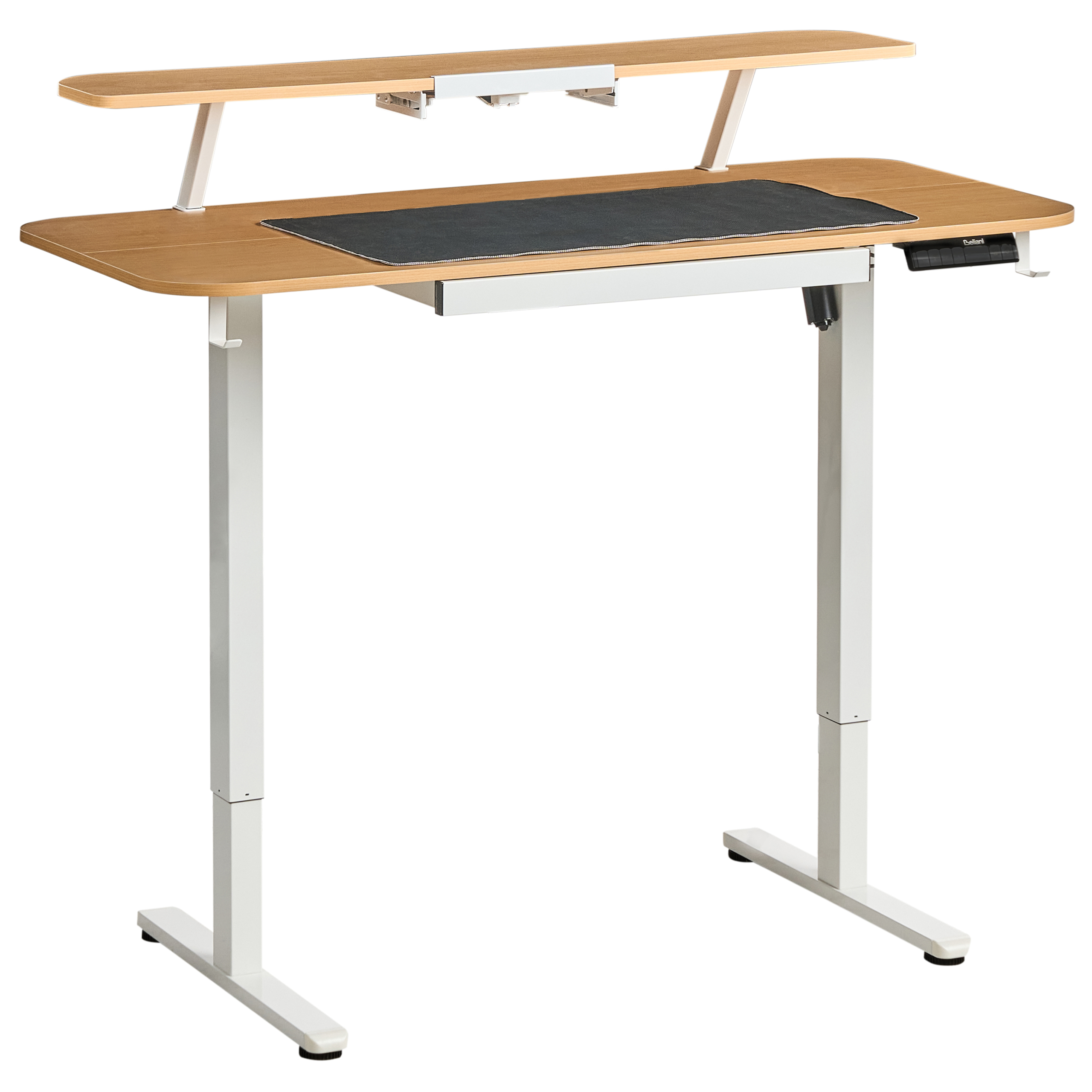 WILBANKS 120 cm 60 cm Vaaleanruskea/valkoinen