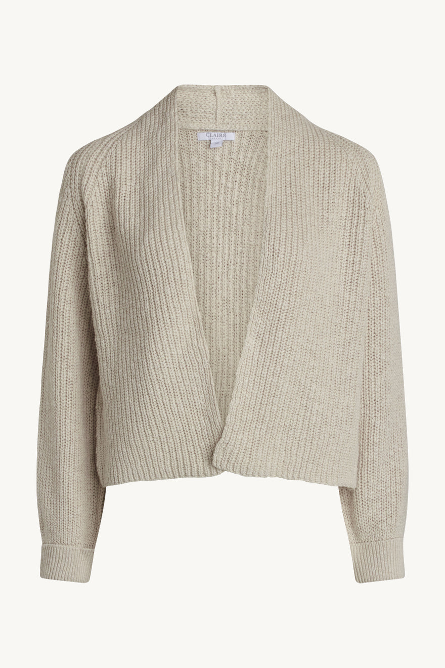 Claire Celine Cardigan, vaalea beige